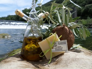 Les savons du pont savon 72% Olive Litse Citronné saponifié à froid, sur les berges de l'Hérault
